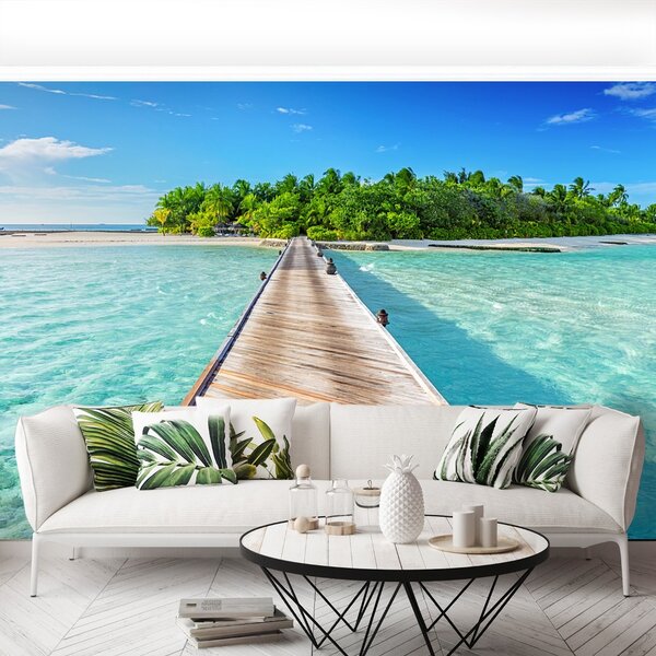Carta da parati Molo oceanico 104x70 cm