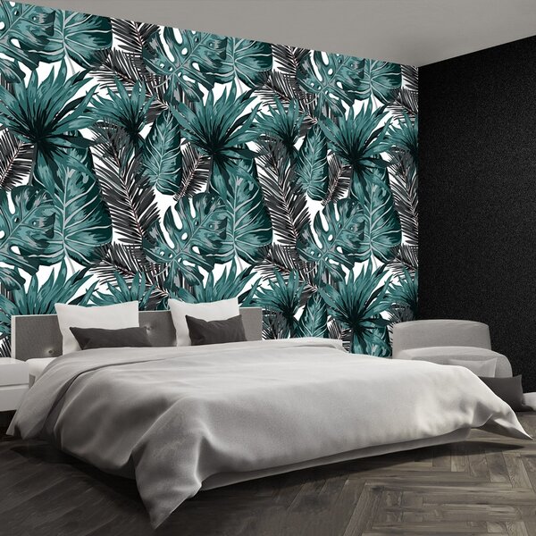 Carta da parati Foglie tropicali 104x70 cm