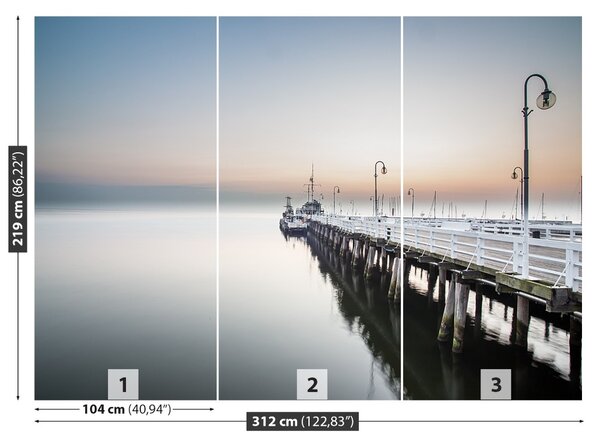 Carta da parati Pier est 104x70 cm