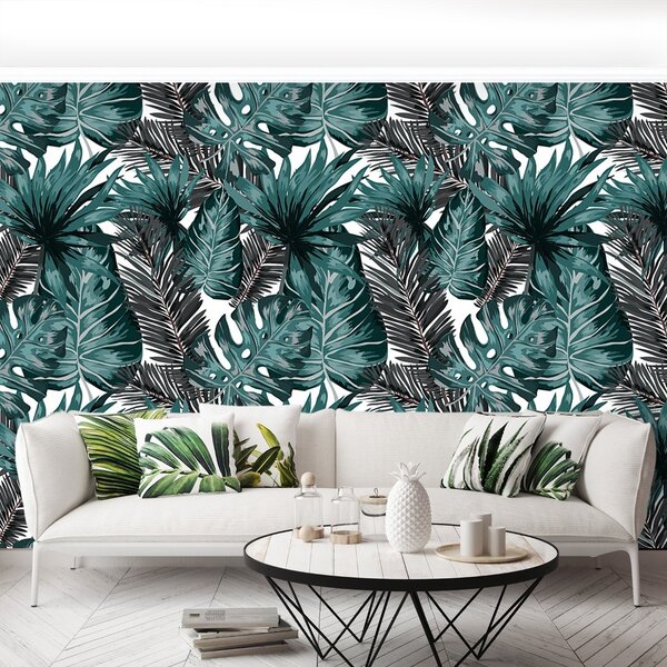 Carta da parati Foglie tropicali 104x70 cm