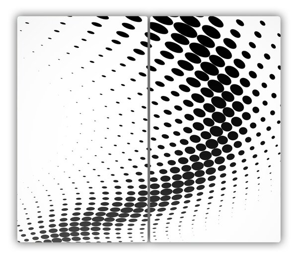 Tagliere in vetro Sfondo geometrico 60x52 cm