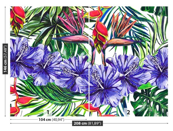 Carta da parati Pattern floreale 104x70 cm