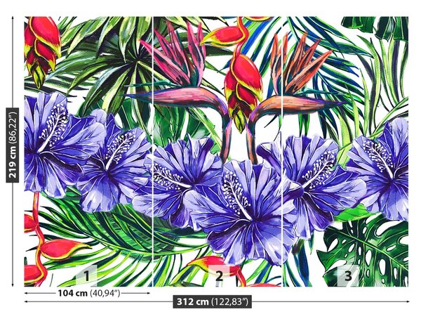 Carta da parati Pattern floreale 104x70 cm