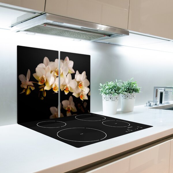 Tagliere in vetro temperato Orchidea 60x52 cm