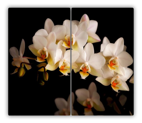 Tagliere in vetro temperato Orchidea 60x52 cm