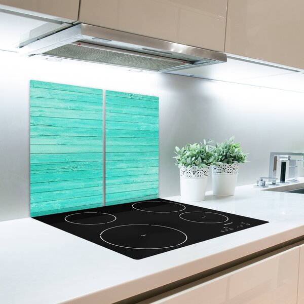 Tagliere in vetro Schede verdi 60x52 cm