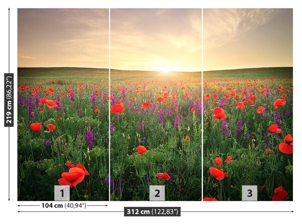 Carta da parati Maki Meadow 104x70 cm