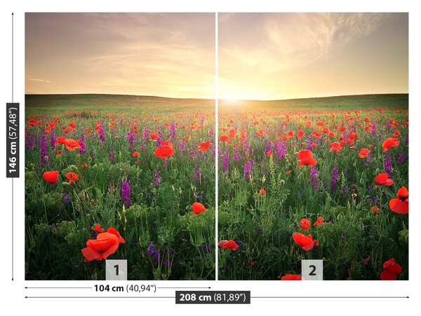 Carta da parati Maki Meadow 104x70 cm