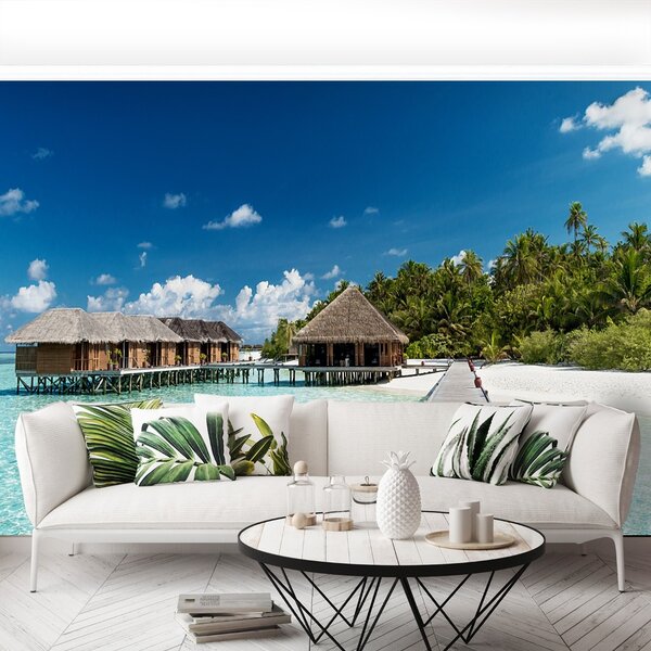 Carta da parati Maldives Beach 104x70 cm