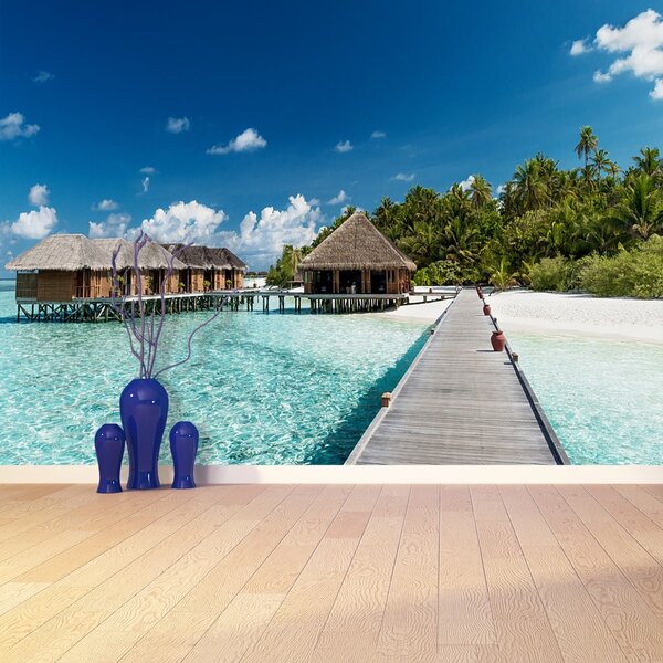 Carta da parati Maldives Beach 104x70 cm