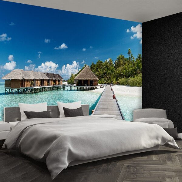 Carta da parati Maldives Beach 104x70 cm