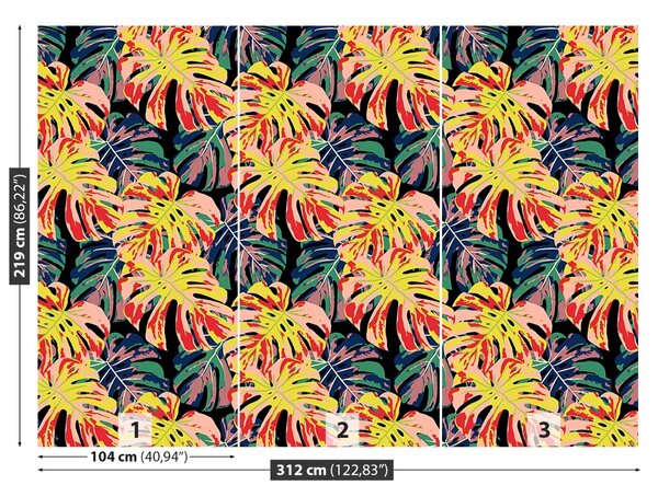 Carta da parati Foglie 104x70 cm
