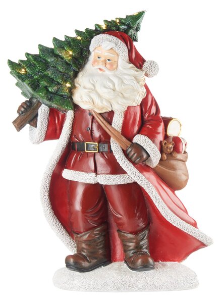 L'ocanera Babbo Natale con albero grande " Santa is here"