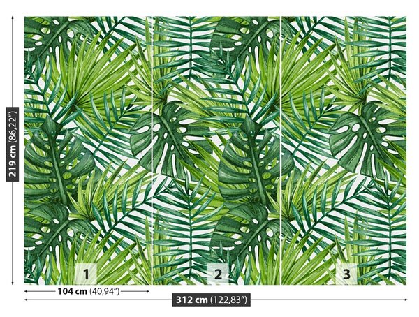 Carta da parati Foglie di palma 104x70 cm