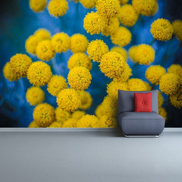 Carta da parati Fiori gialli 104x70 cm