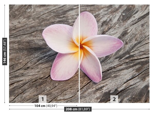 Carta da parati Legno frangipani 104x70 cm