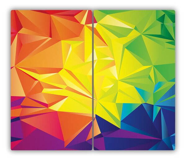Tagliere in vetro temperato Background astratto 60x52 cm