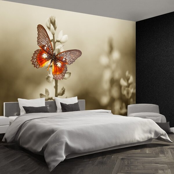 Carta da parati Fiori Butterfly 104x70 cm