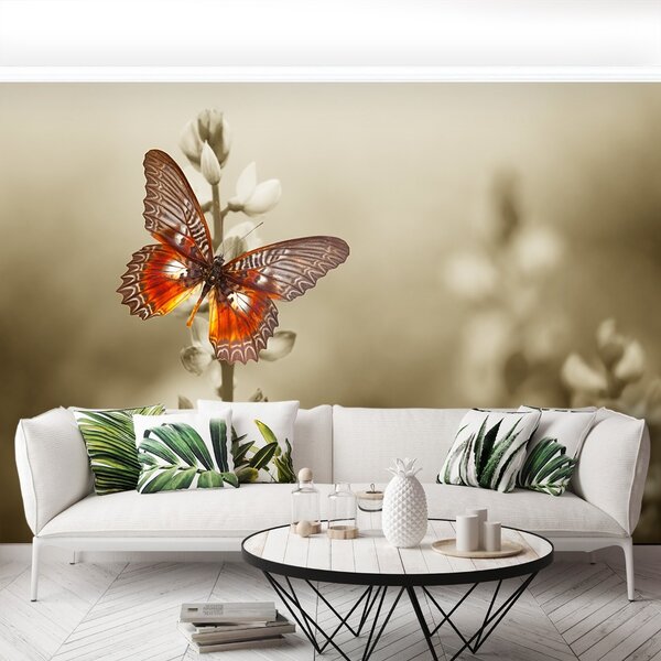 Carta da parati Fiori Butterfly 104x70 cm