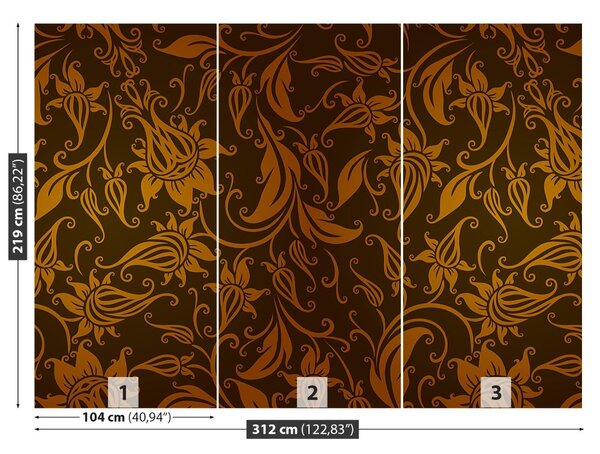 Carta da parati Pattern floreale 104x70 cm