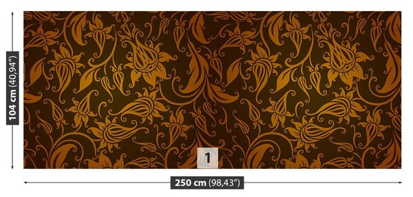 Carta da parati Pattern floreale 104x70 cm