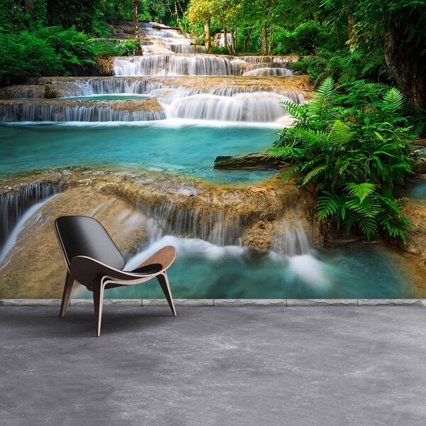 Carta da parati Thailandia cascata 104x70 cm