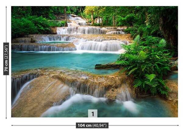Carta da parati Thailandia cascata 104x70 cm