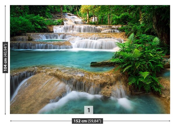 Carta da parati Thailandia cascata 104x70 cm