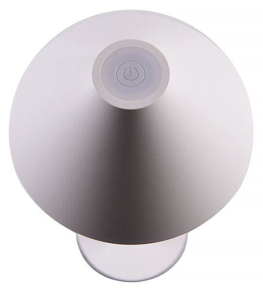 Lampada da tavolo Led touch Nam Bianca 5W portatile a batteria ricaricabile USB Dimmerabile Wisdom