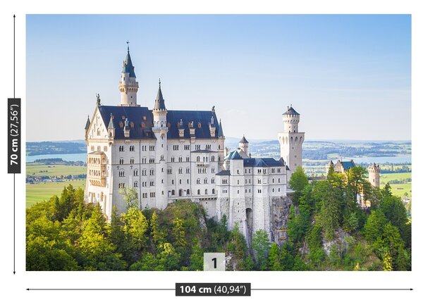 Carta da parati Neuschwanstein 104x70 cm
