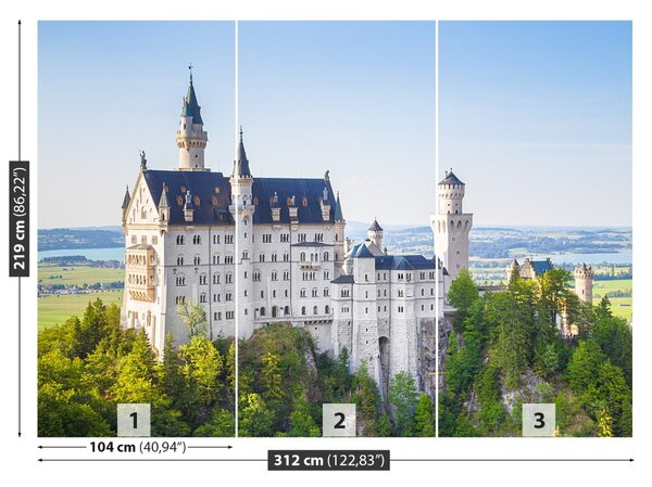 Carta da parati Neuschwanstein 104x70 cm