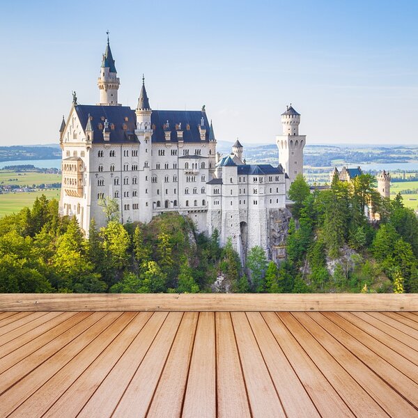 Carta da parati Neuschwanstein 104x70 cm