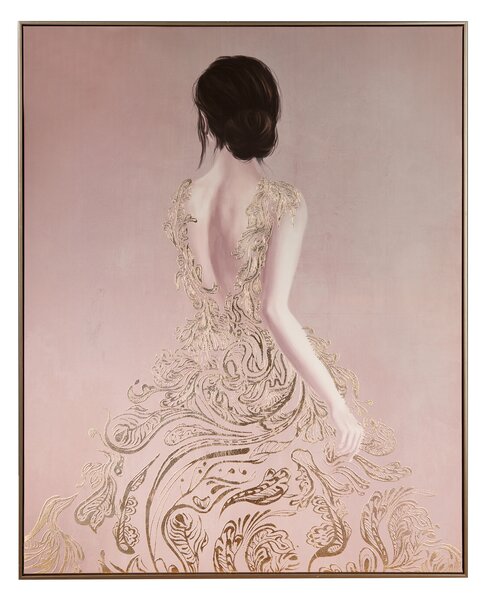 "L'Oca Nera" quadro elegante con cornice mis. 82 x 102