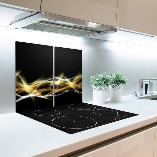 Tagliere in vetro temperato Astrazione leggera 60x52 cm
