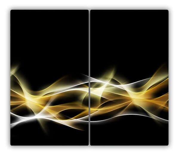 Tagliere in vetro temperato Astrazione leggera 60x52 cm
