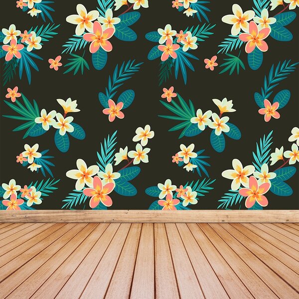 Carta da parati Fiori tropicali 104x70 cm