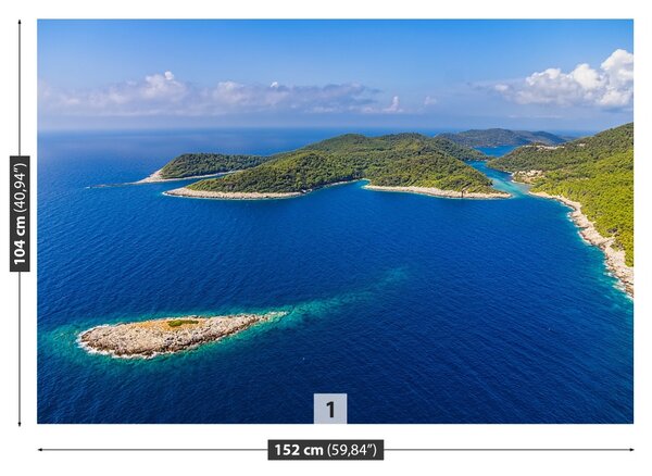 Carta da parati Isola della Croazia 104x70 cm