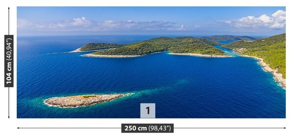 Carta da parati Isola della Croazia 104x70 cm