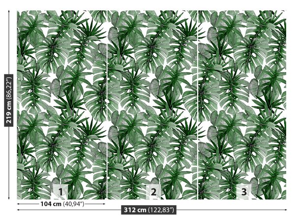 Carta da parati Mostro tropicale 104x70 cm
