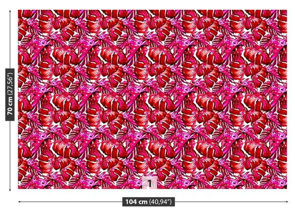 Carta da parati Foglie tropicali 104x70 cm