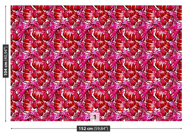 Carta da parati Foglie tropicali 104x70 cm