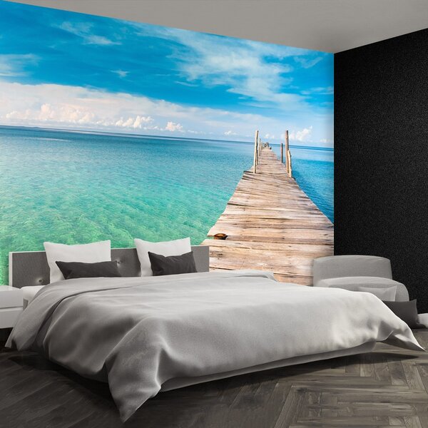 Carta da parati Ponte Mare 104x70 cm
