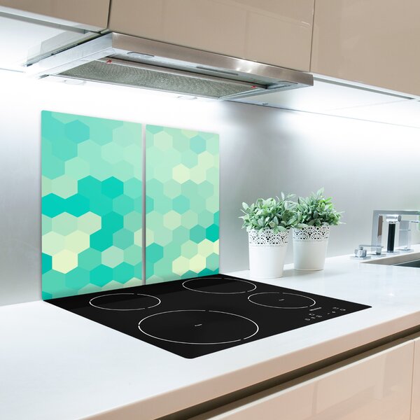 Tagliere in vetro Sfondo geometrico 60x52 cm