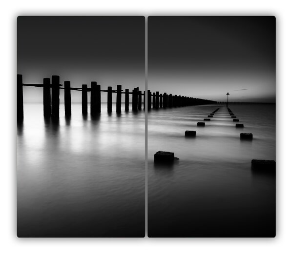 Tagliere in vetro Tamiza Breakwater 60x52 cm