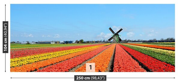 Carta da parati TULIP FINTMILL 104x70 cm