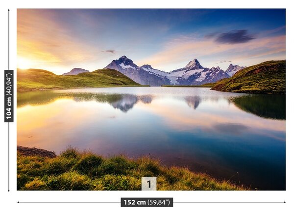 Carta da parati Lago di montagna 104x70 cm