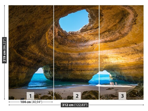 Carta da parati Portogallo Cave 104x70 cm