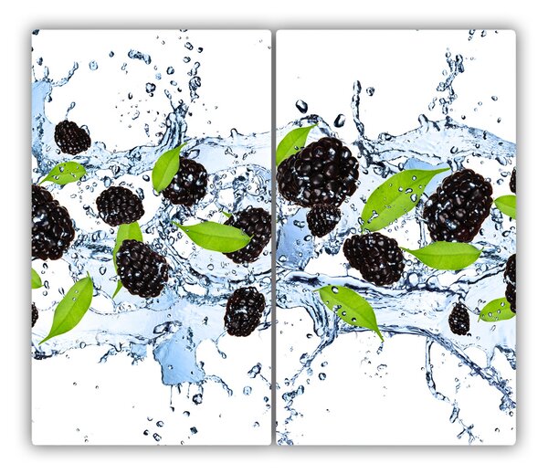 Tagliere in vetro Blascere e acqua 60x52 cm