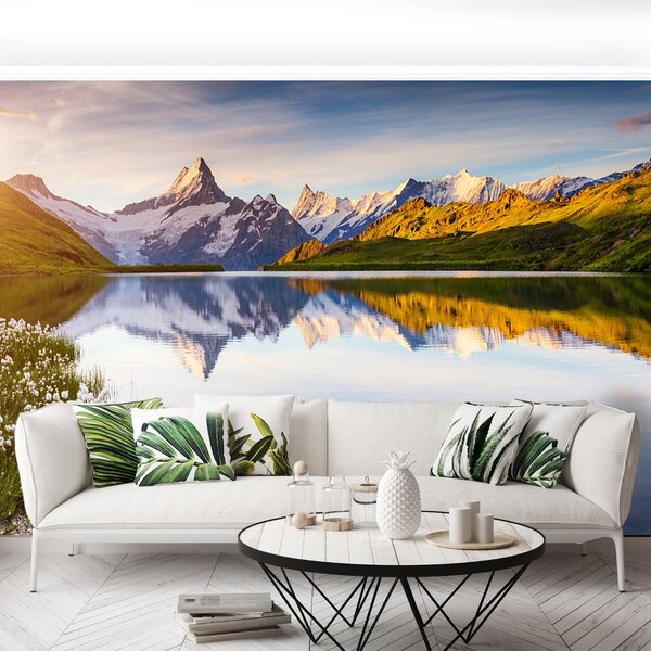 Carta da parati Montagne del lago 104x70 cm