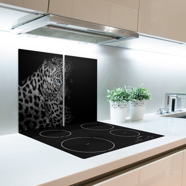 Tagliere in vetro temperato Leopardo 60x52 cm
